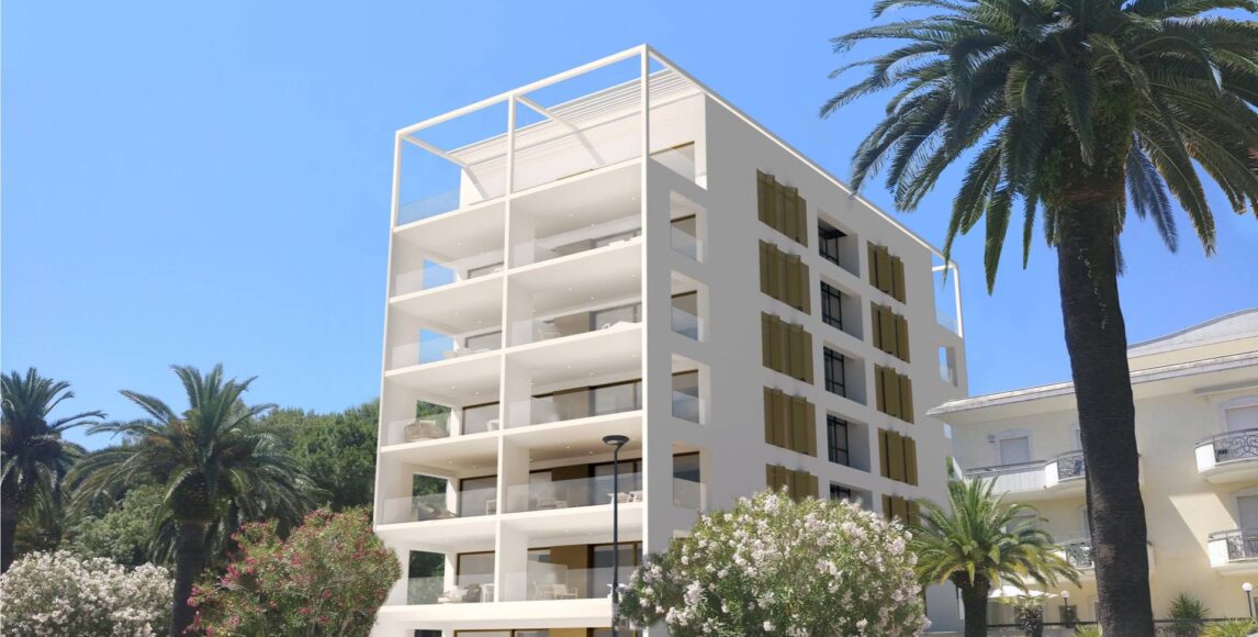 Moderné apartmány s terasou 250 metrov od pláže a prístavu