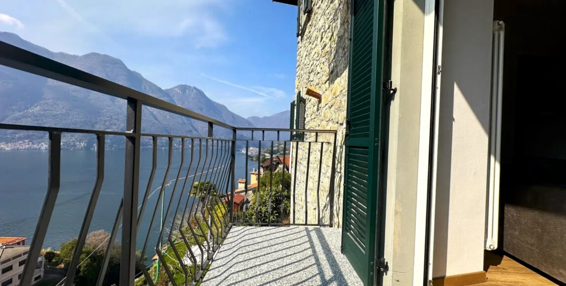 Vila s panoramatickým výhľadom na jazero Lago di Como