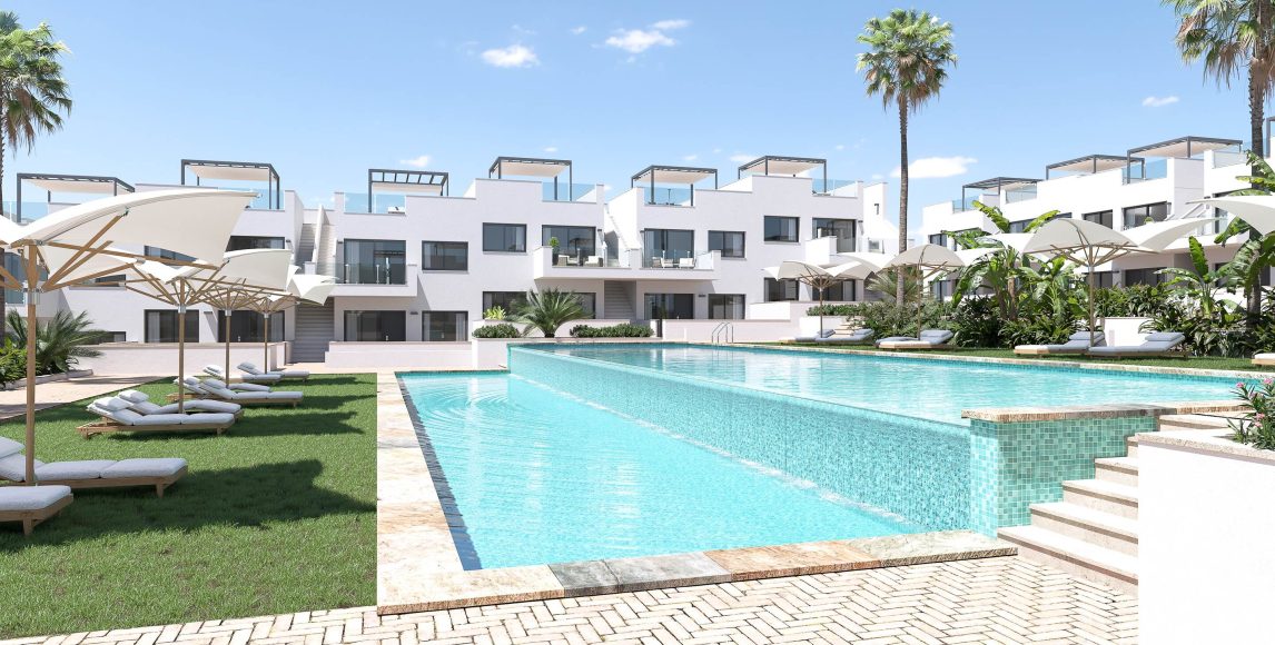 Unikátne apartmány s výhľadom na ružovú lagúnu v Torrevieja