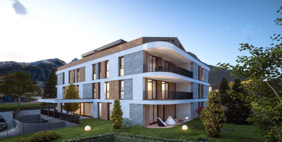 Dokončené apartmány v tesnej blízkosti 2 lyžiarskych stredísk - St. Johann in Tirol a Kitzbühel