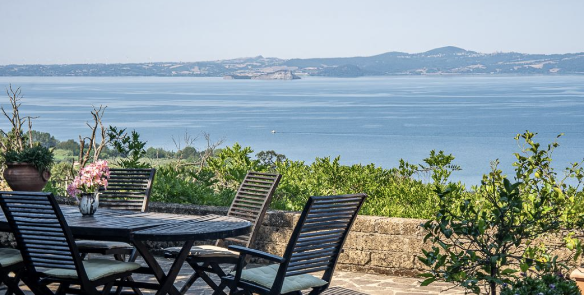 Elegantná vila s panoramatickým výhľadom na jazero Bolsena