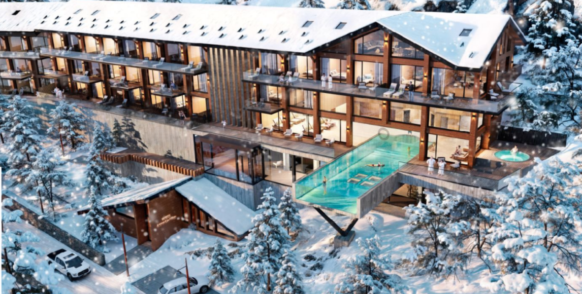 Jedinečné investičné Ski-in/ski-out apartmány s infinity bazénom a wellness