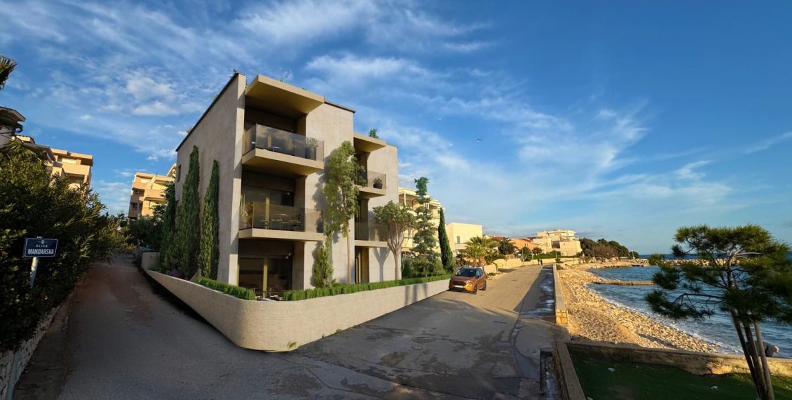 Exkluzívna novostavba v 1. línii pri mori na ostrove Pag