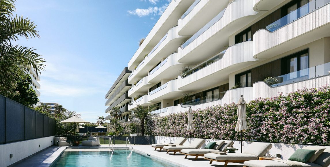 Slnečné apartmány len pár krokov od pobrežnej promenády a blízko všetkých služieb