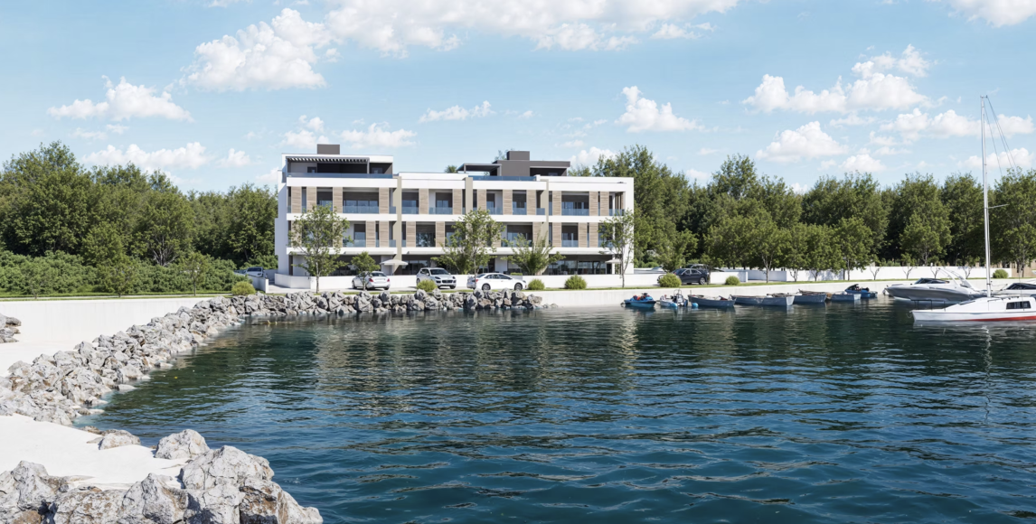 Prémiové apartmány pri pláži s terasami a výhľadmi na Jadran